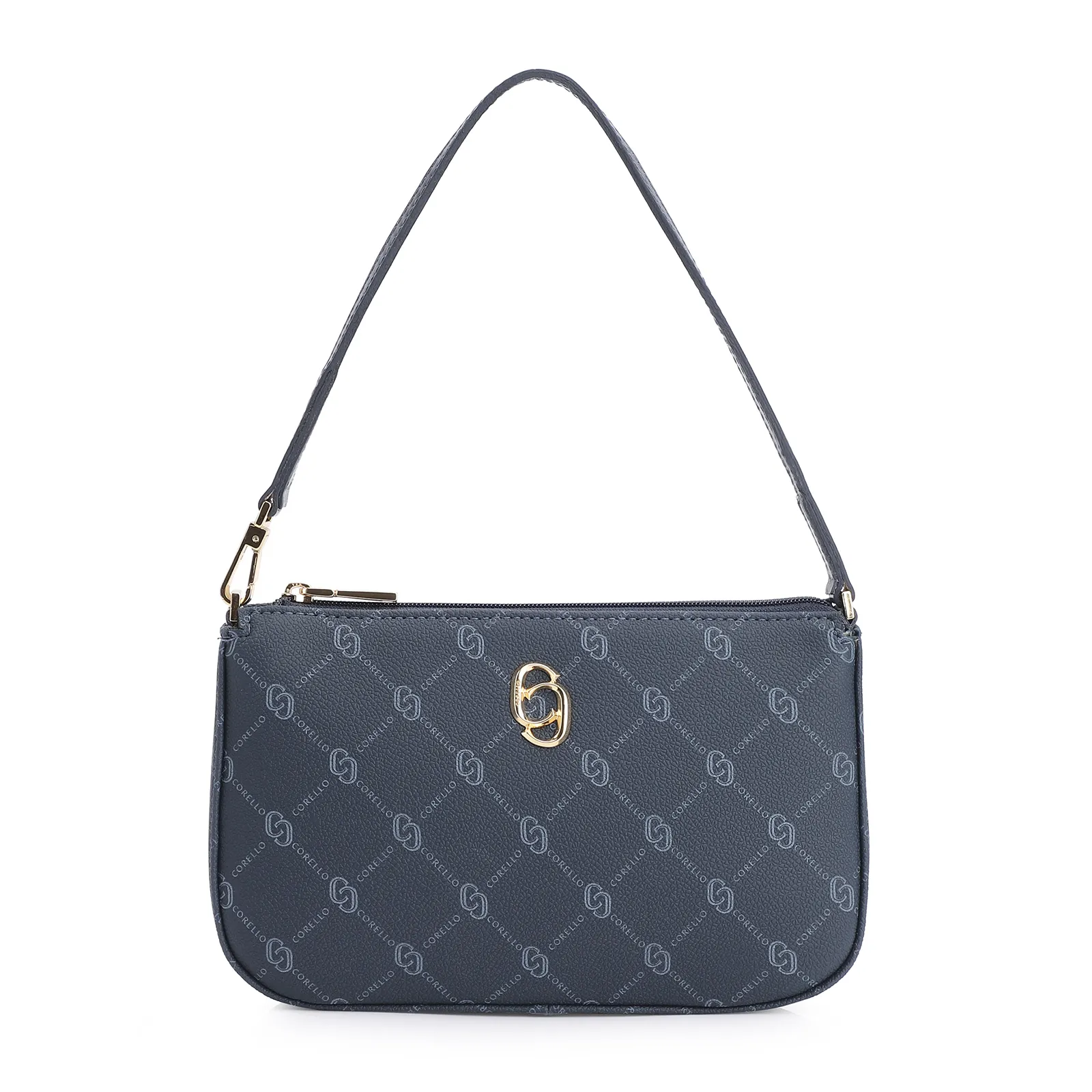 Bolsa De Ombro Alt Monograma Azul