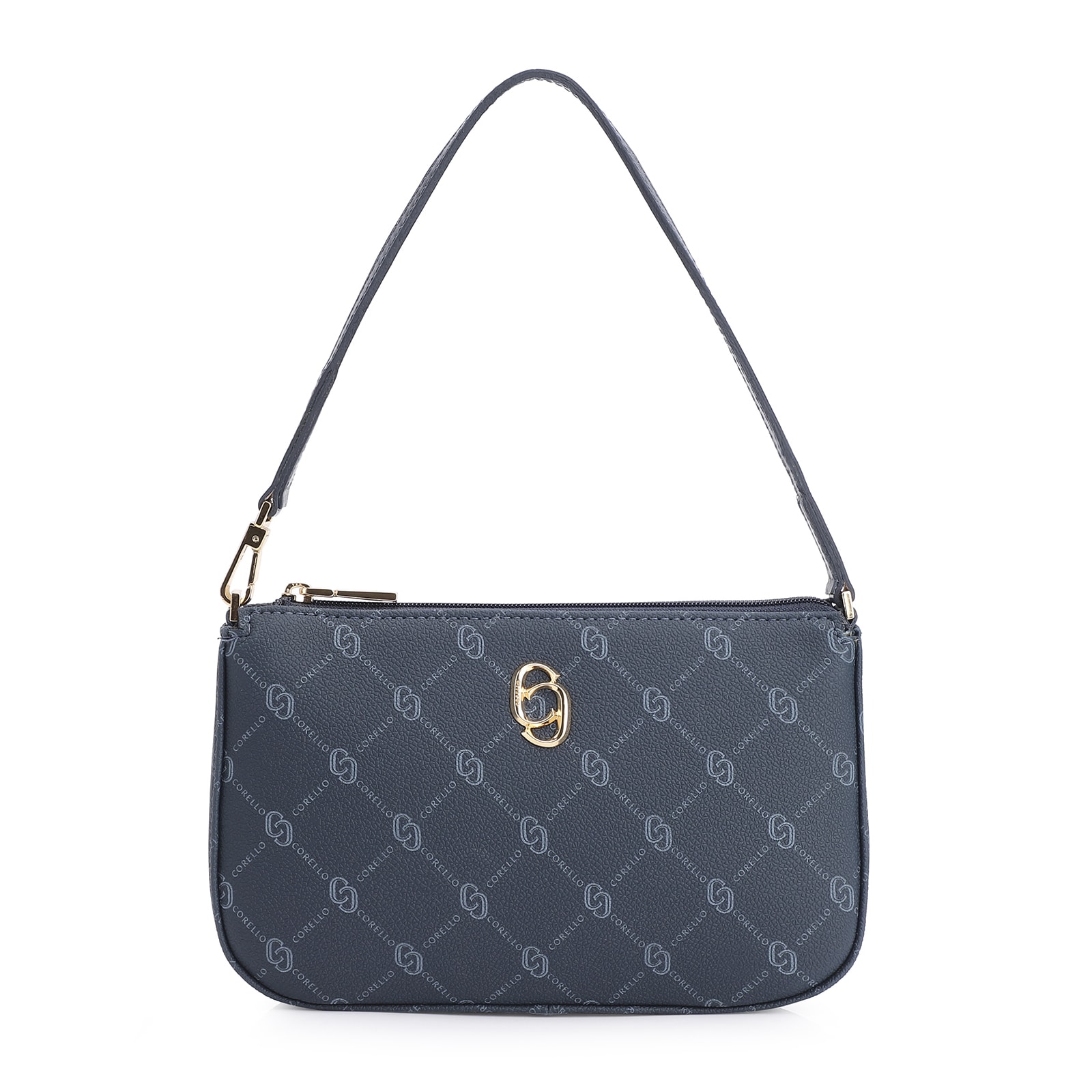 Bolsa De Ombro Alt Monograma Azul