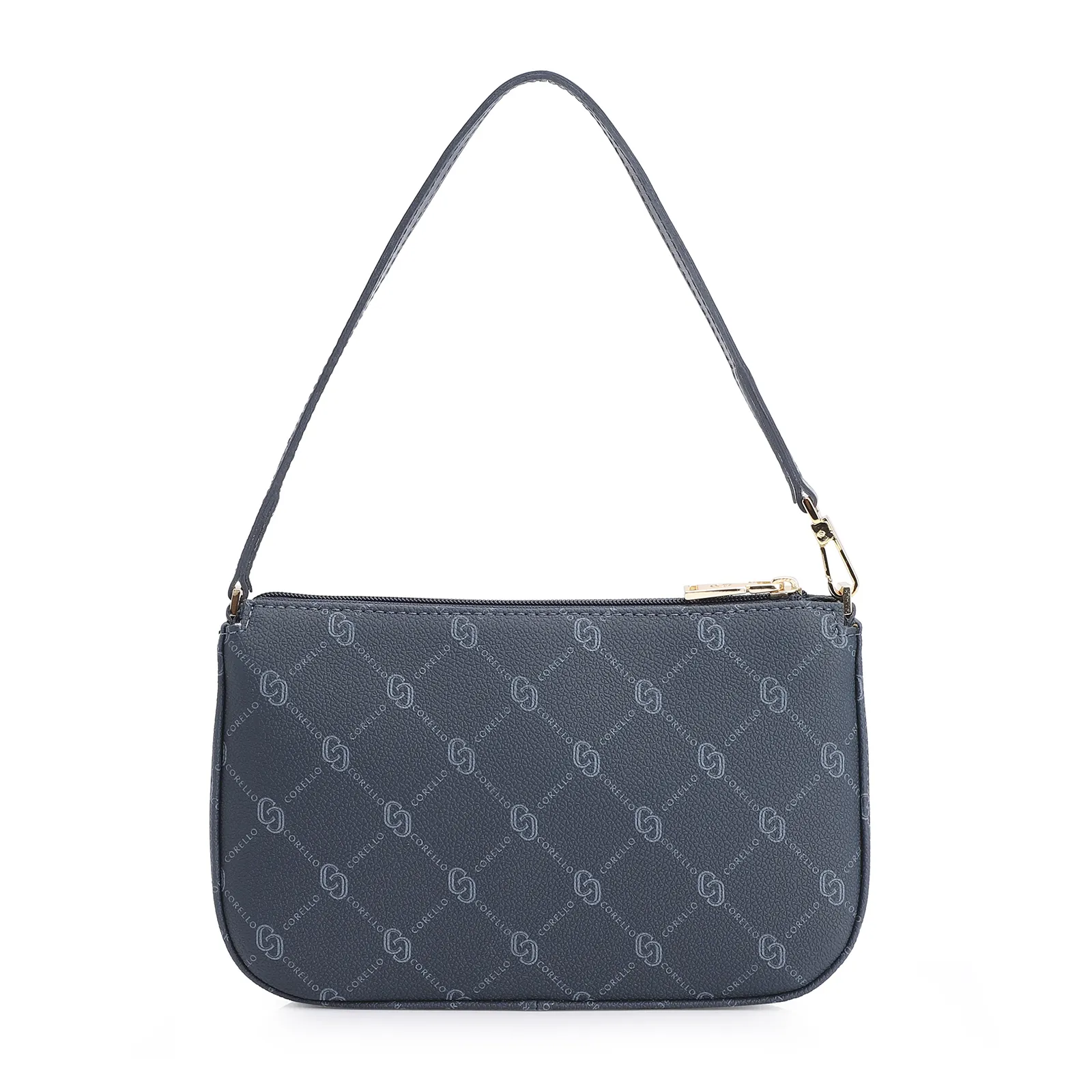 Bolsa De Ombro Alt Monograma Azul