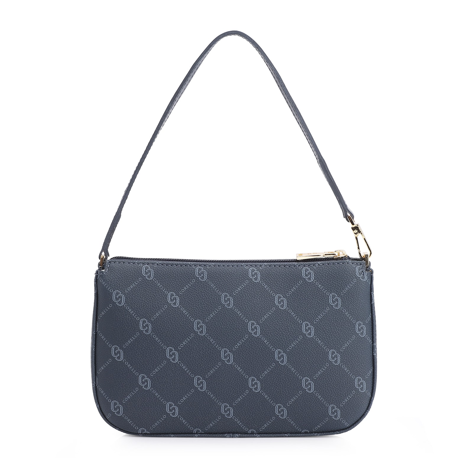 Bolsa De Ombro Alt Monograma Azul