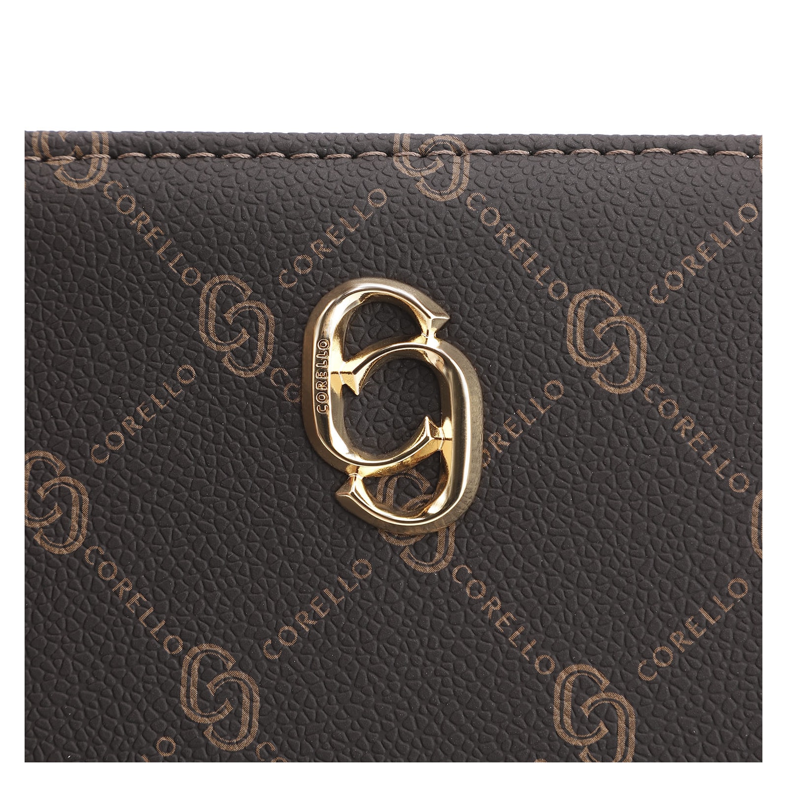 Bolsa De Ombro Alt Monograma Marrom