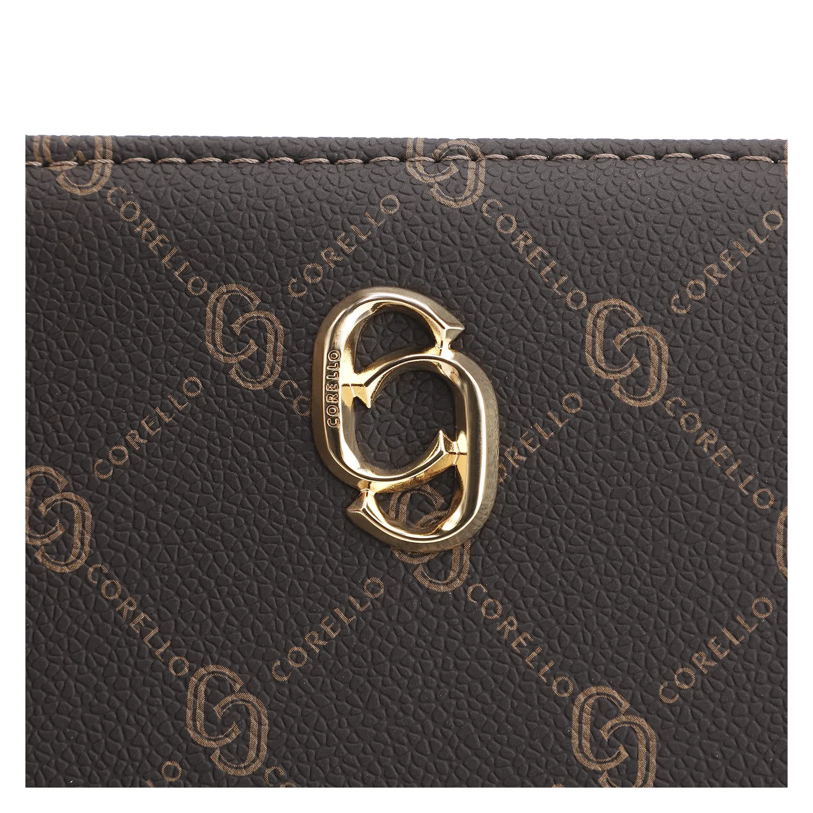 Bolsa De Ombro Alt Monograma Marrom