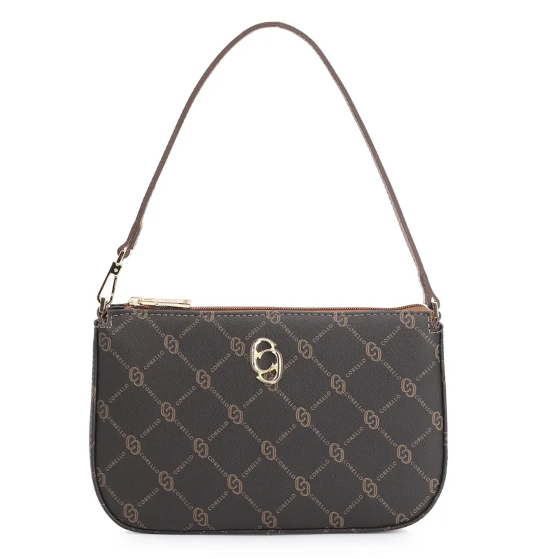 Bolsa De Ombro Alt Monograma Marrom