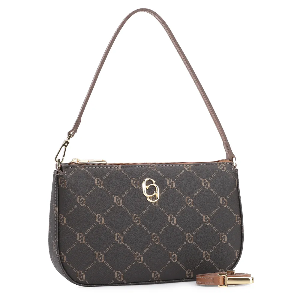 Bolsa De Ombro Alt Monograma Marrom - imagem 2