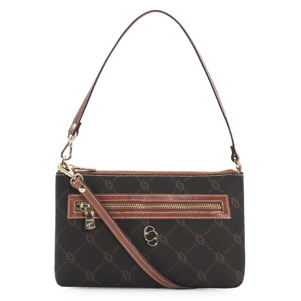 Bolsa De Ombro Alt Monograma Marrom