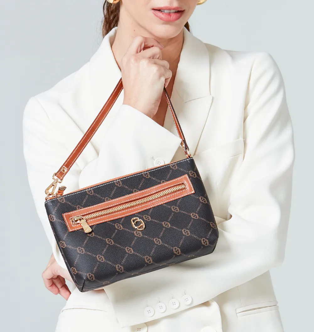 Bolsa De Ombro Alt Monograma Marrom - imagem 2