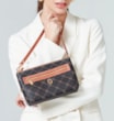 Bolsa De Ombro Alt Monograma Marrom - imagem 2