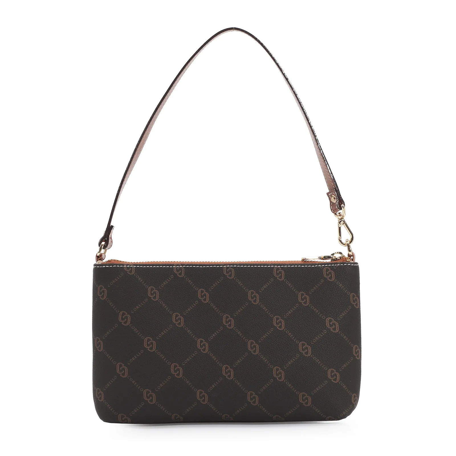 Bolsa De Ombro Alt Monograma Marrom
