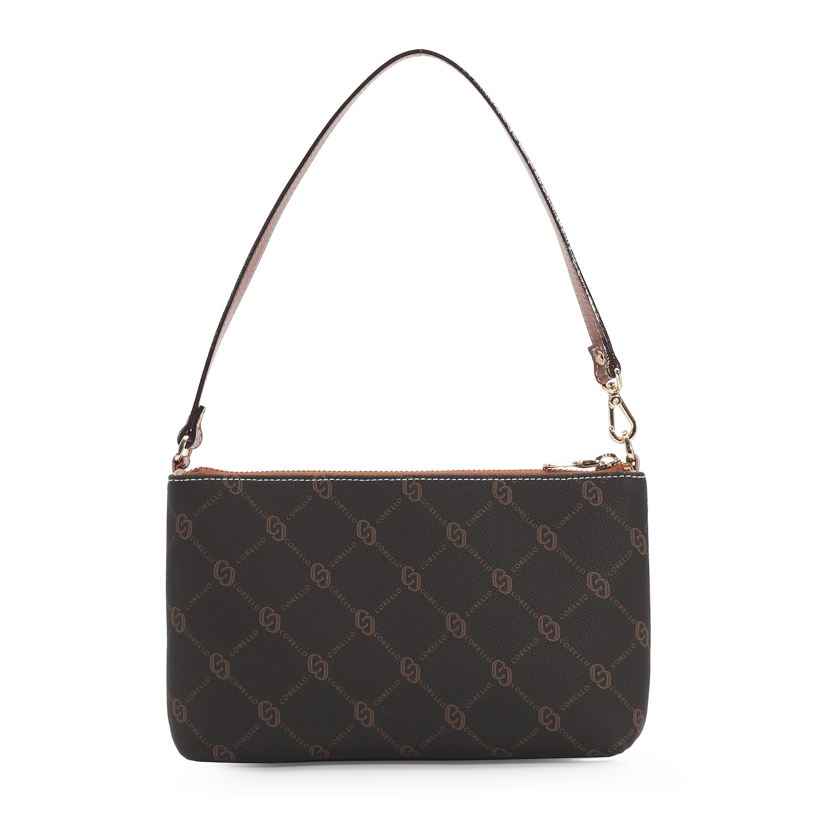 Bolsa De Ombro Alt Monograma Marrom