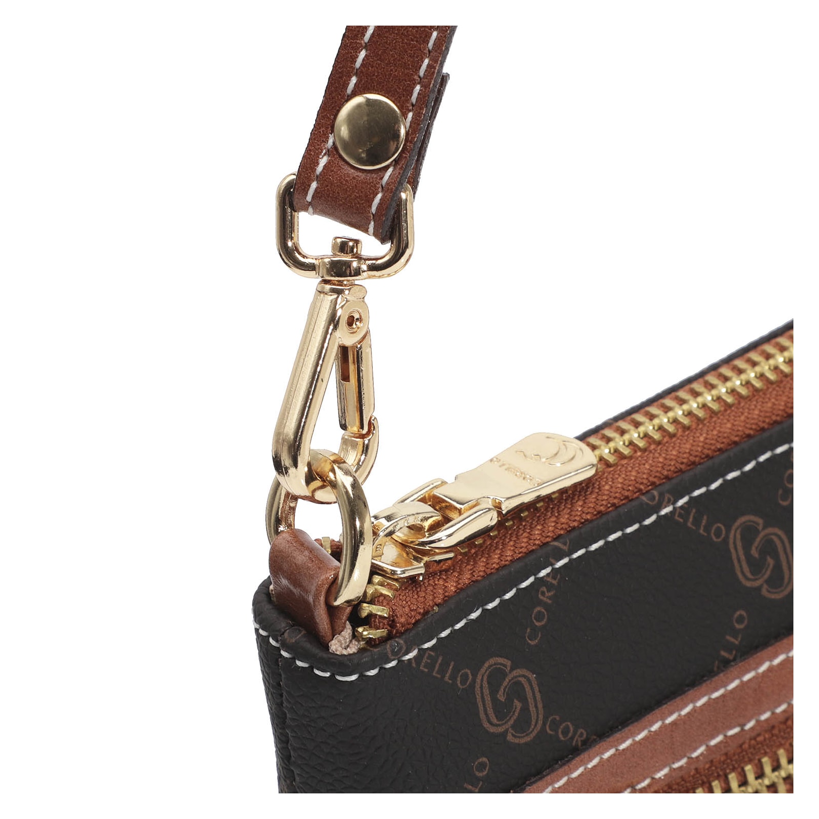 Bolsa De Ombro Alt Monograma Marrom
