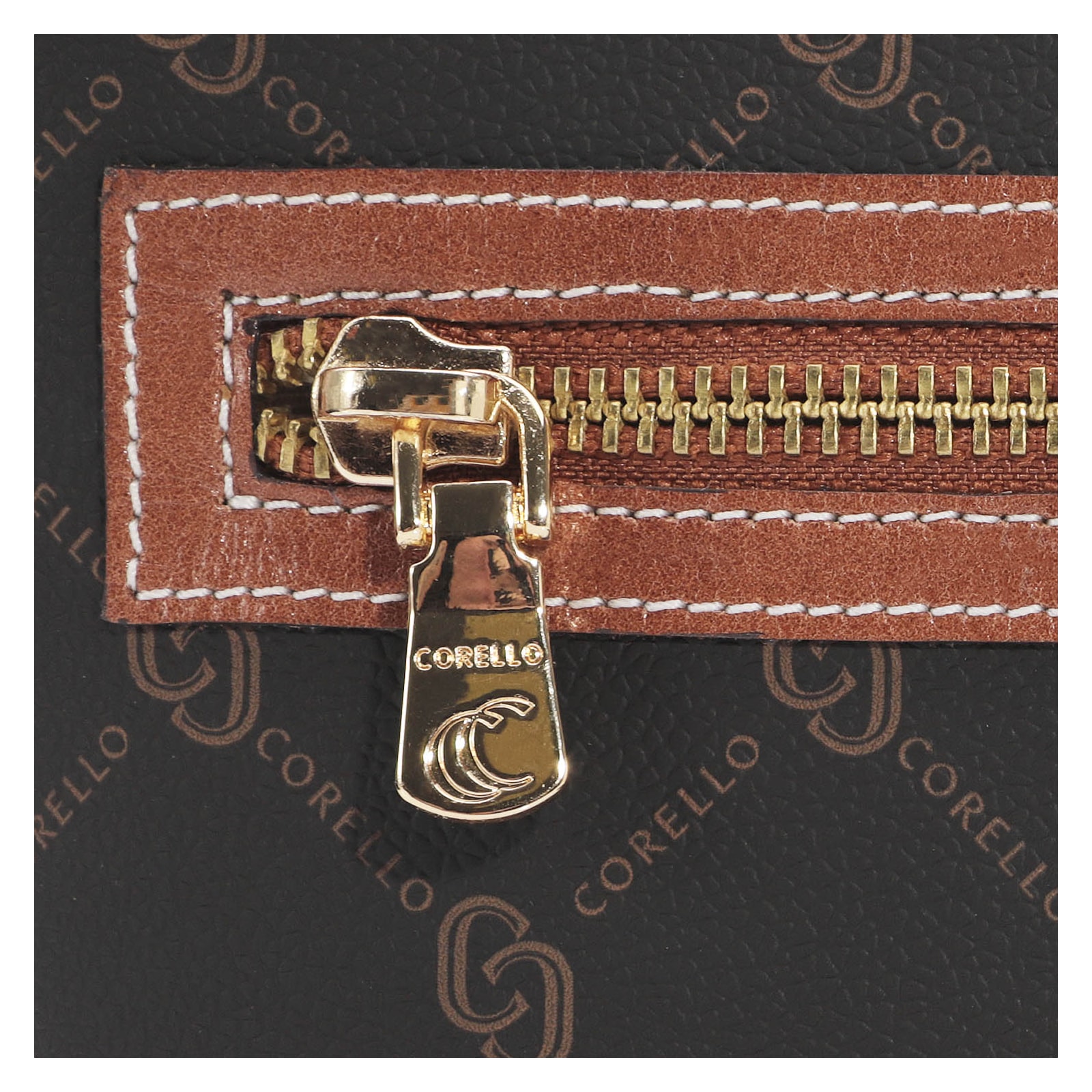 Bolsa De Ombro Alt Monograma Marrom