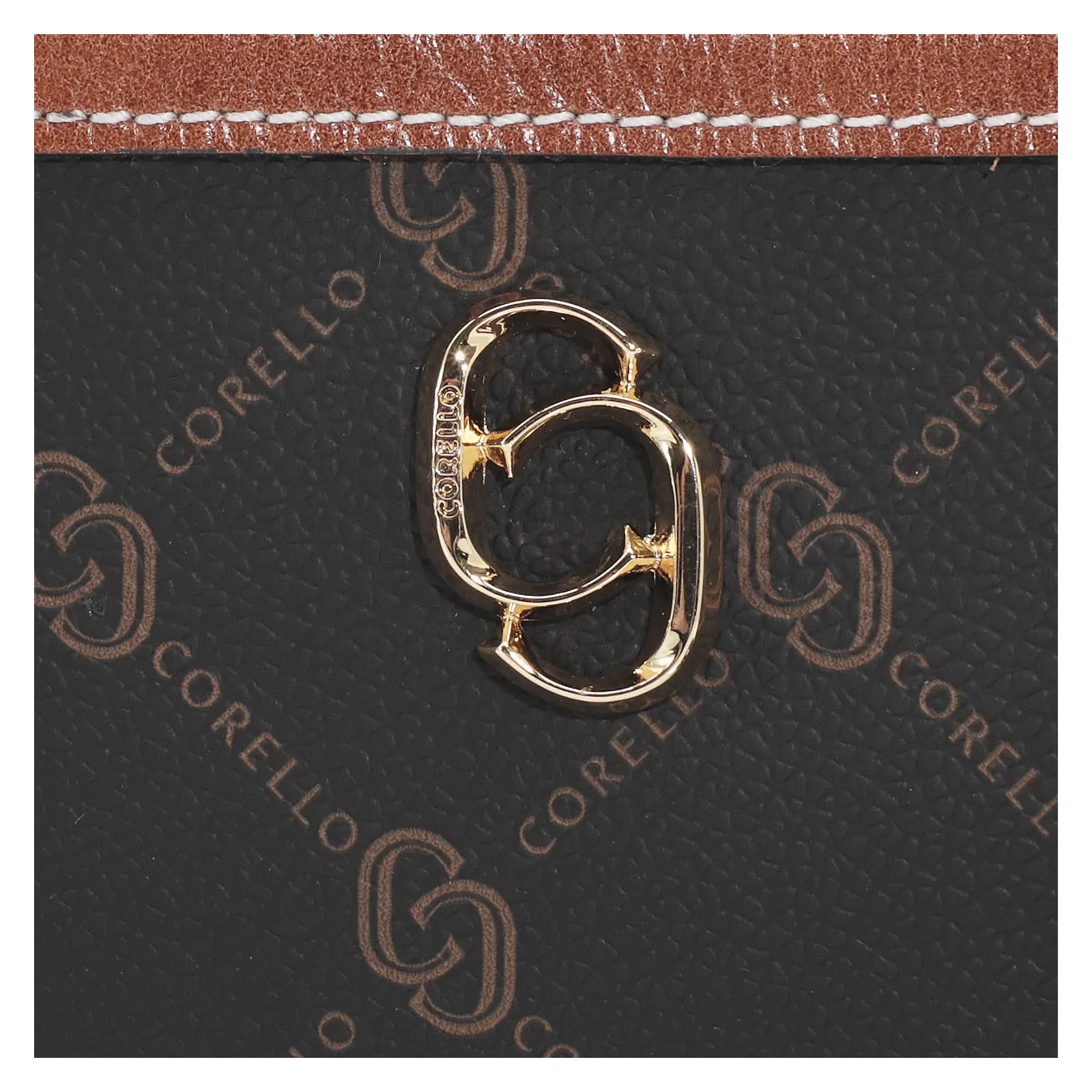 Bolsa De Ombro Alt Monograma Marrom