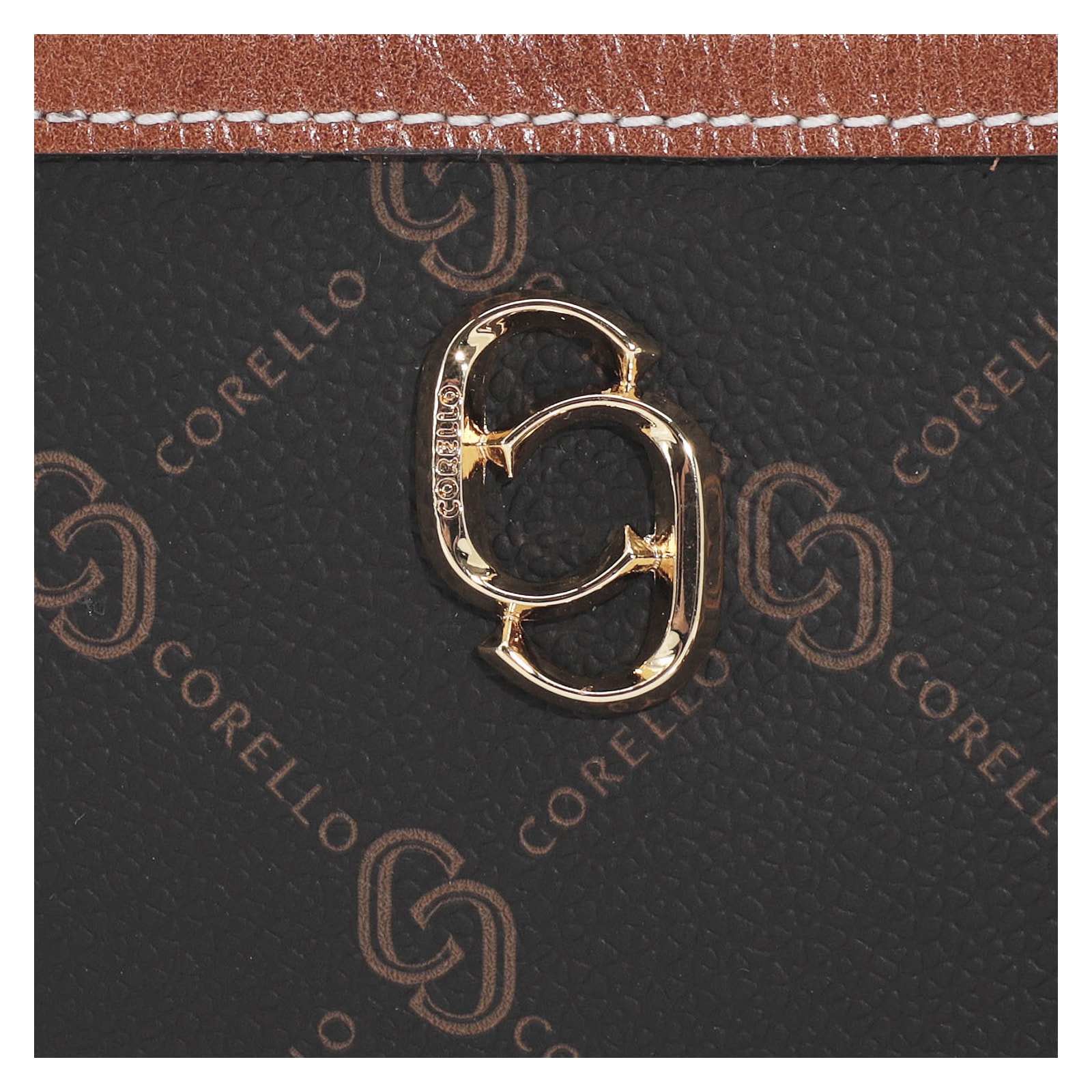 Bolsa De Ombro Alt Monograma Marrom