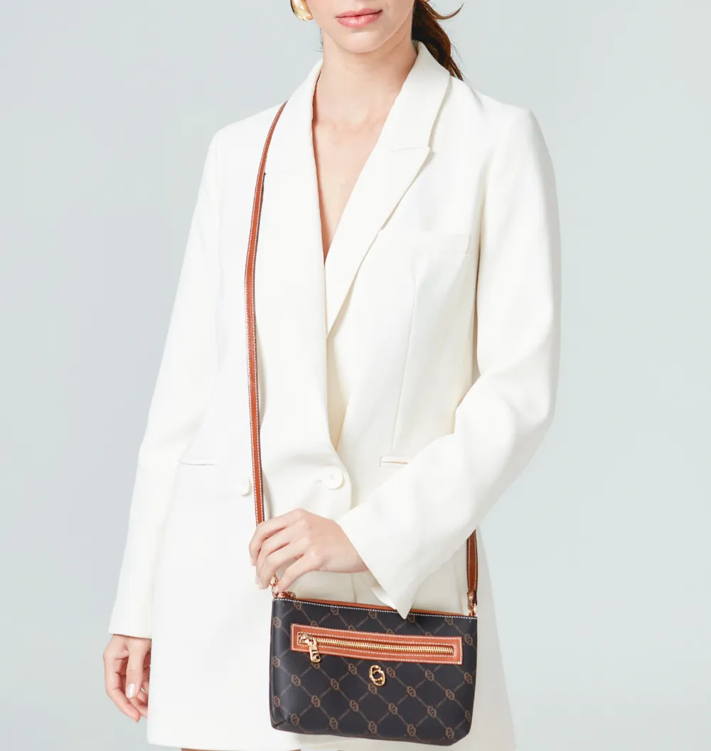 Bolsa De Ombro Alt Monograma Marrom - imagem 9