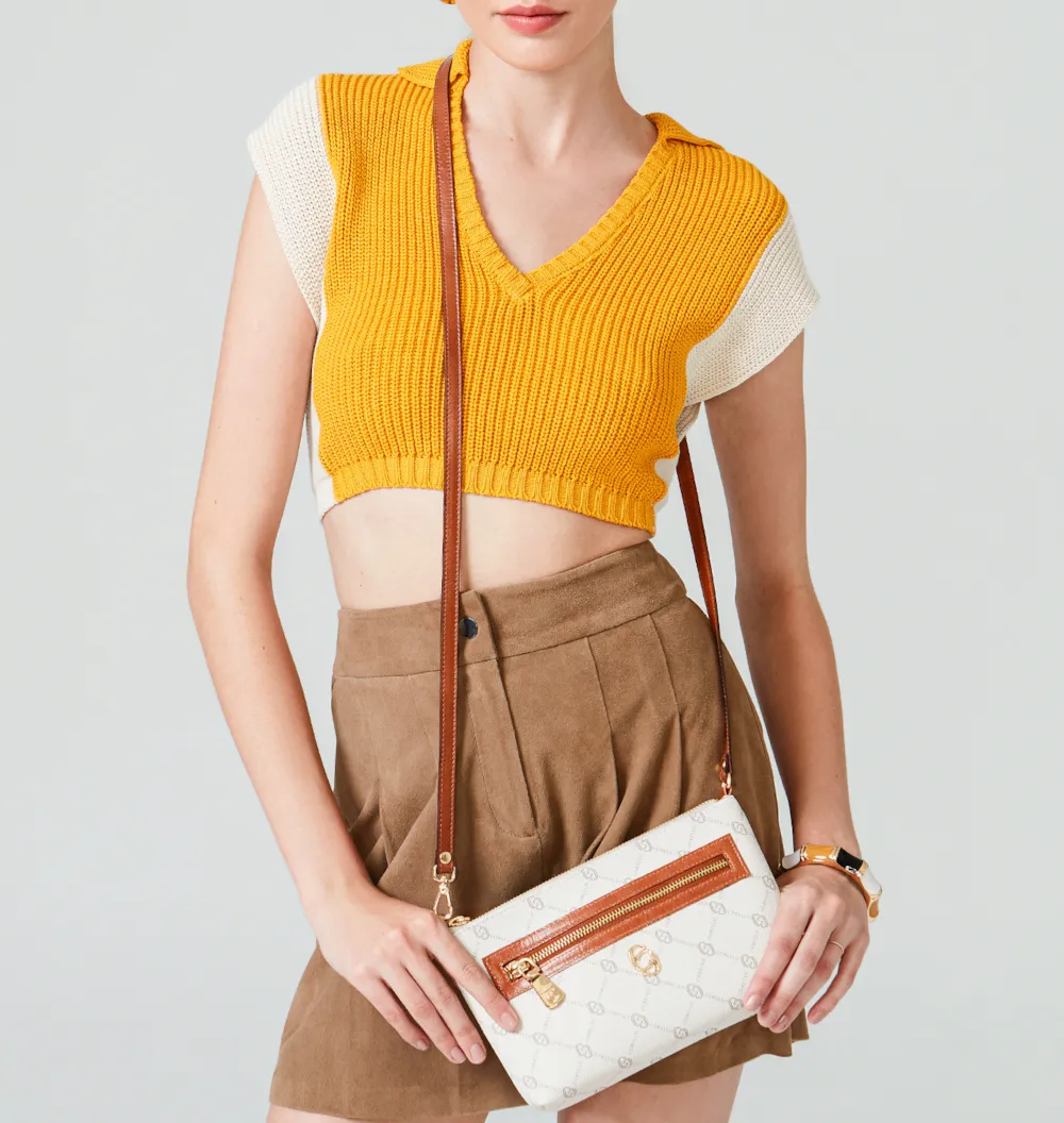 Bolsa De Ombro Alt Monograma Off White - imagem 2