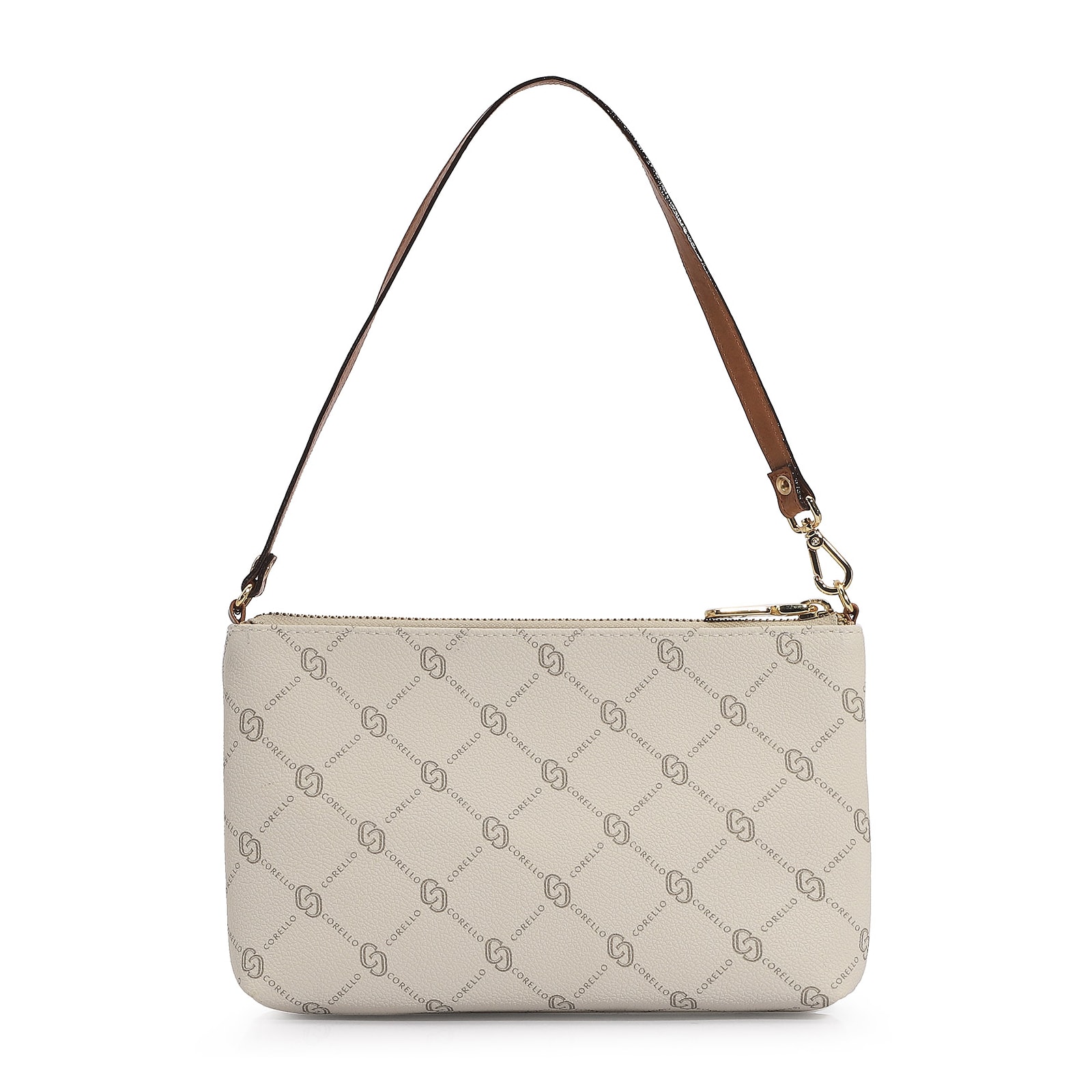 Bolsa De Ombro Alt Monograma Off White