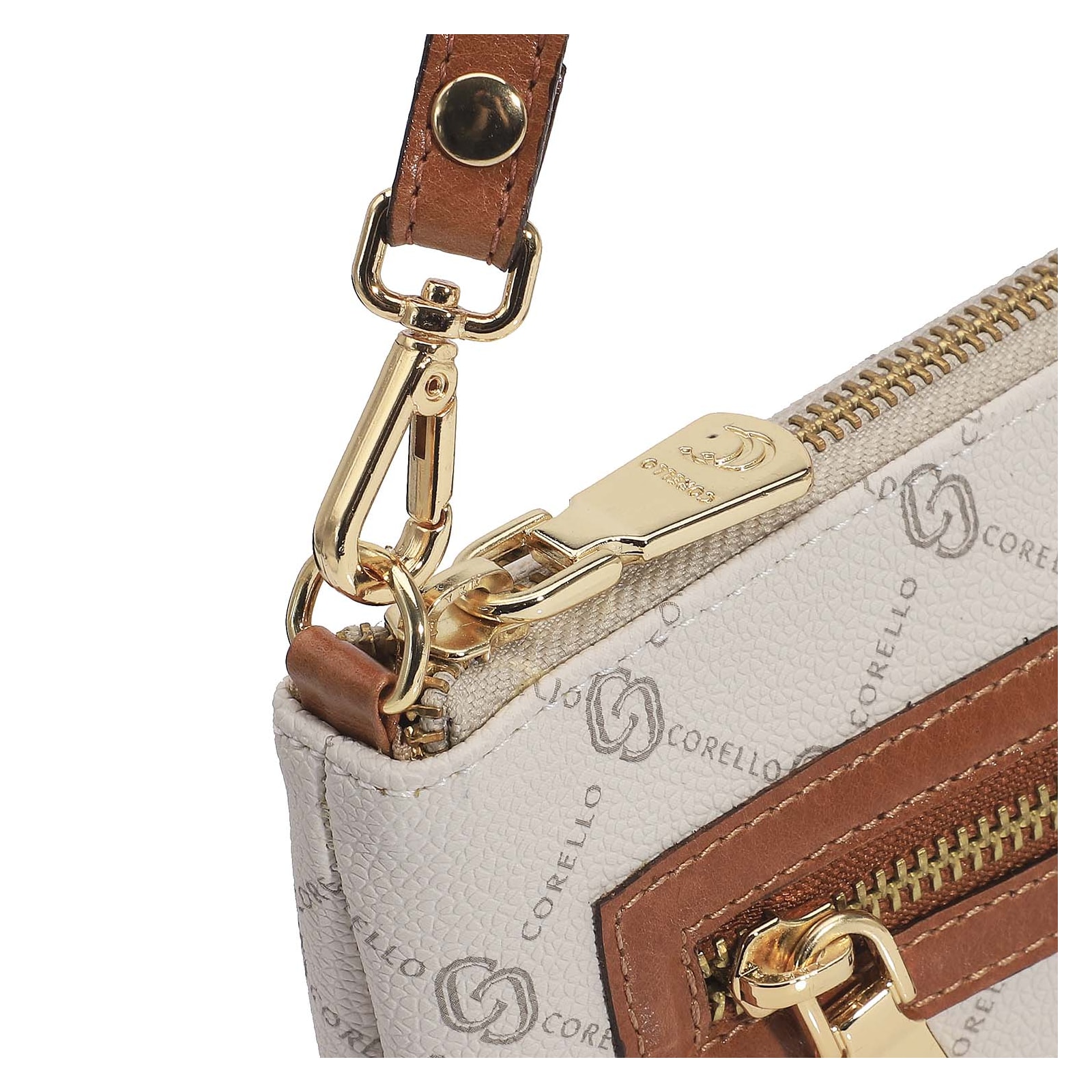 Bolsa De Ombro Alt Monograma Off White