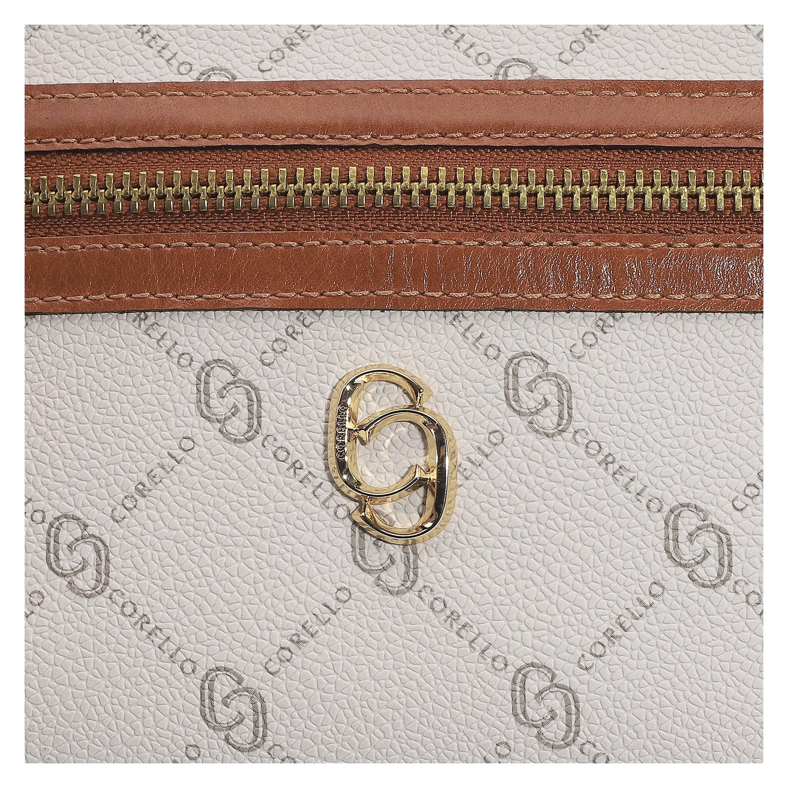 Bolsa De Ombro Alt Monograma Off White