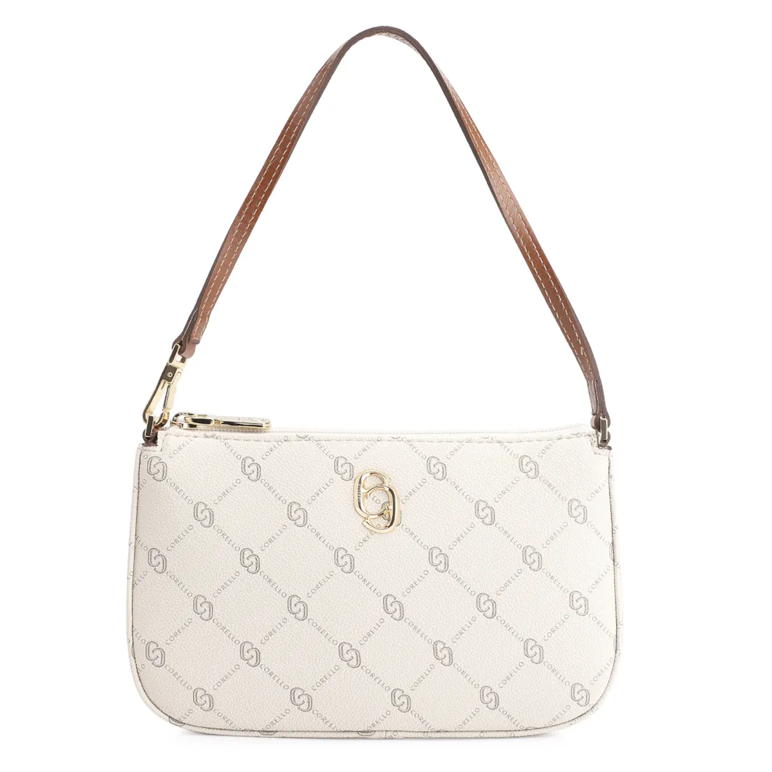 Bolsa De Ombro Alt Monograma Off White