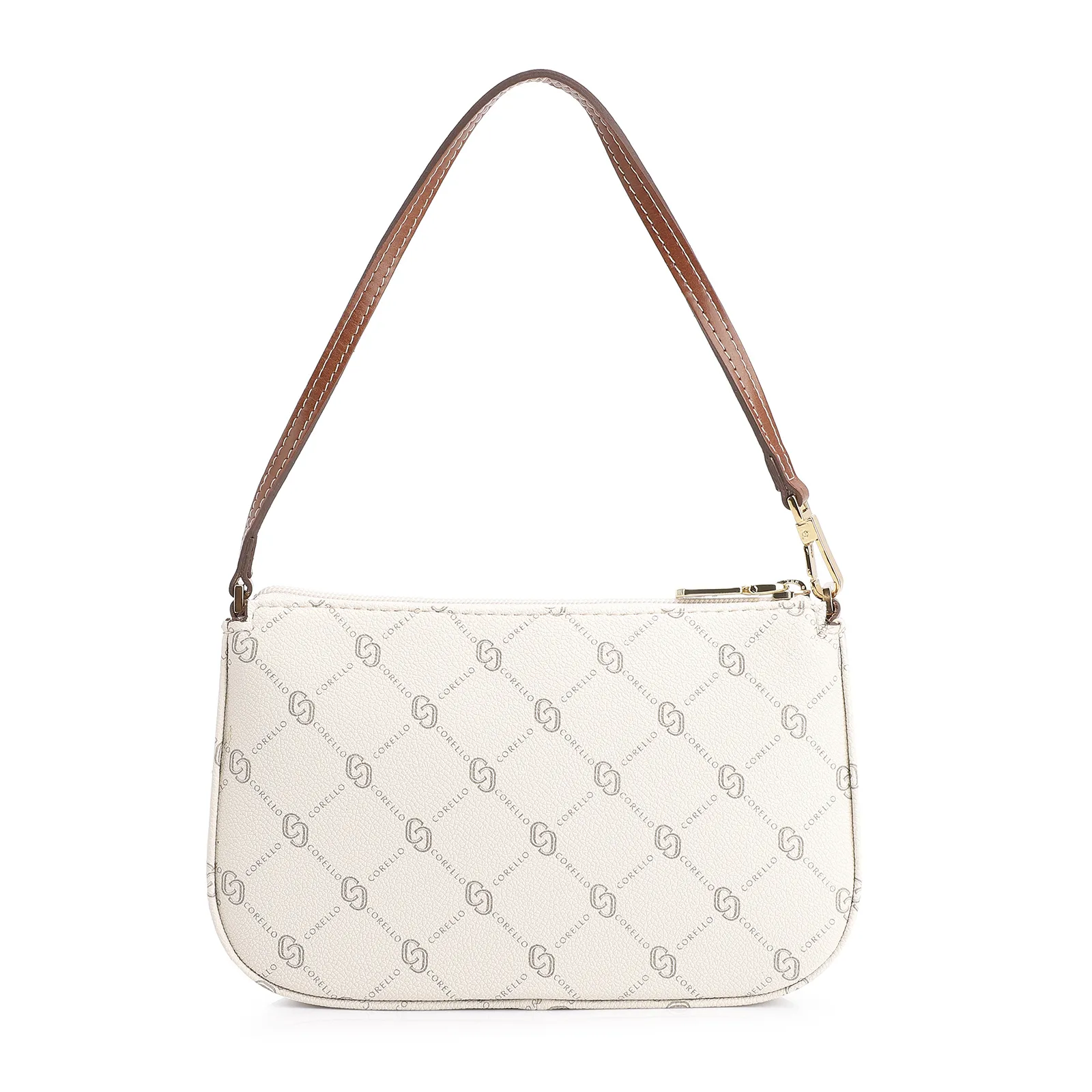 Bolsa De Ombro Alt Monograma Off White