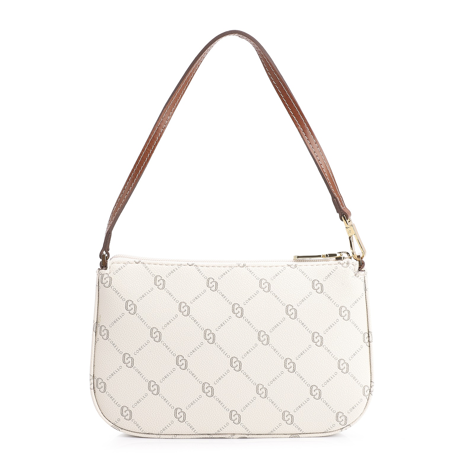 Bolsa De Ombro Alt Monograma Off White