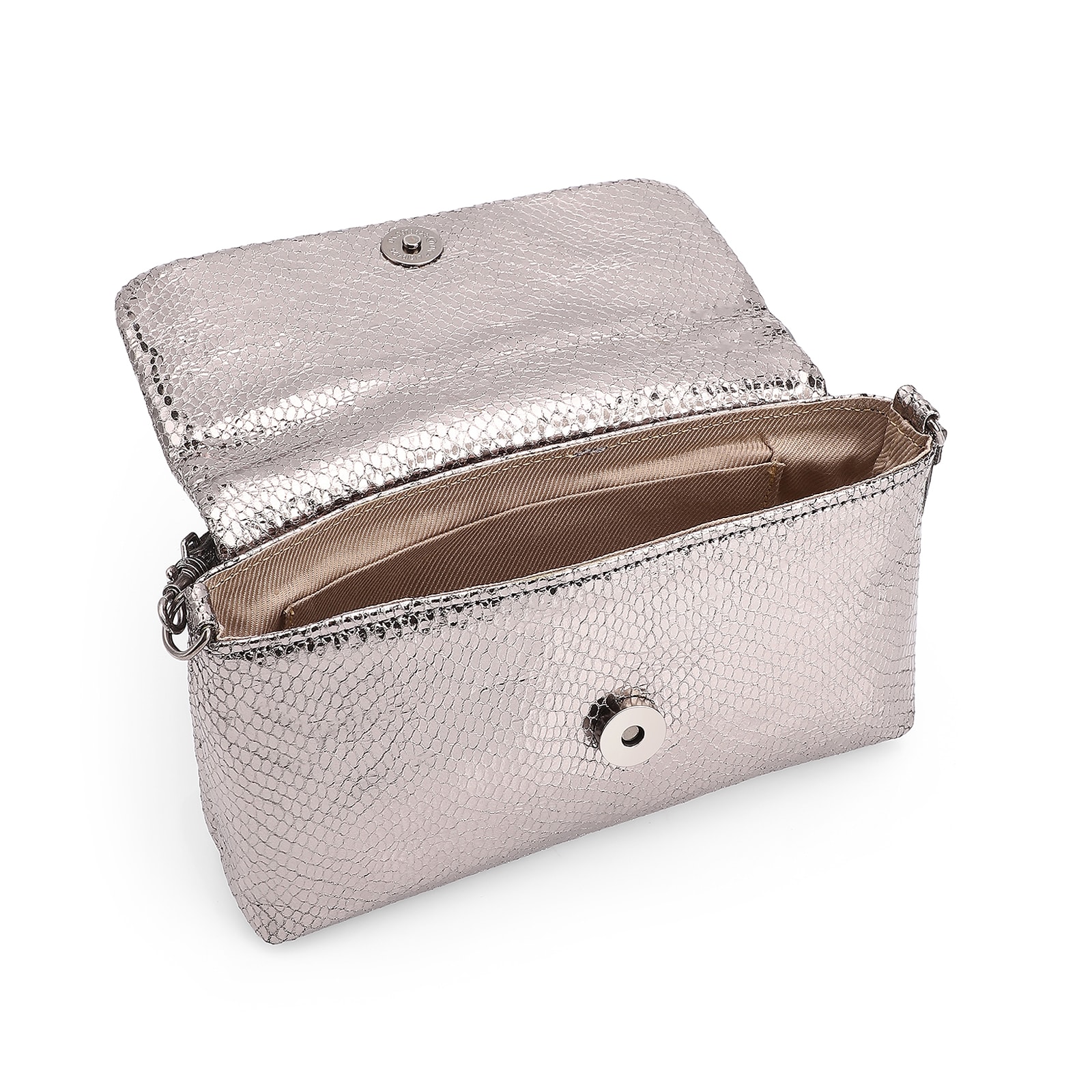 Bolsa De Ombro Alt Prata