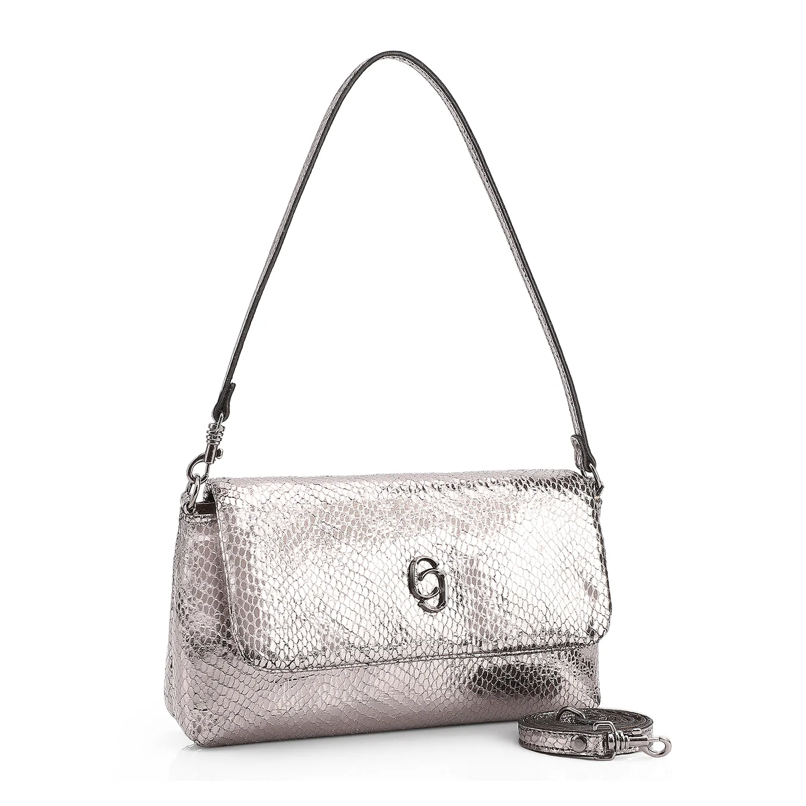 Bolsa De Ombro Alt Prata