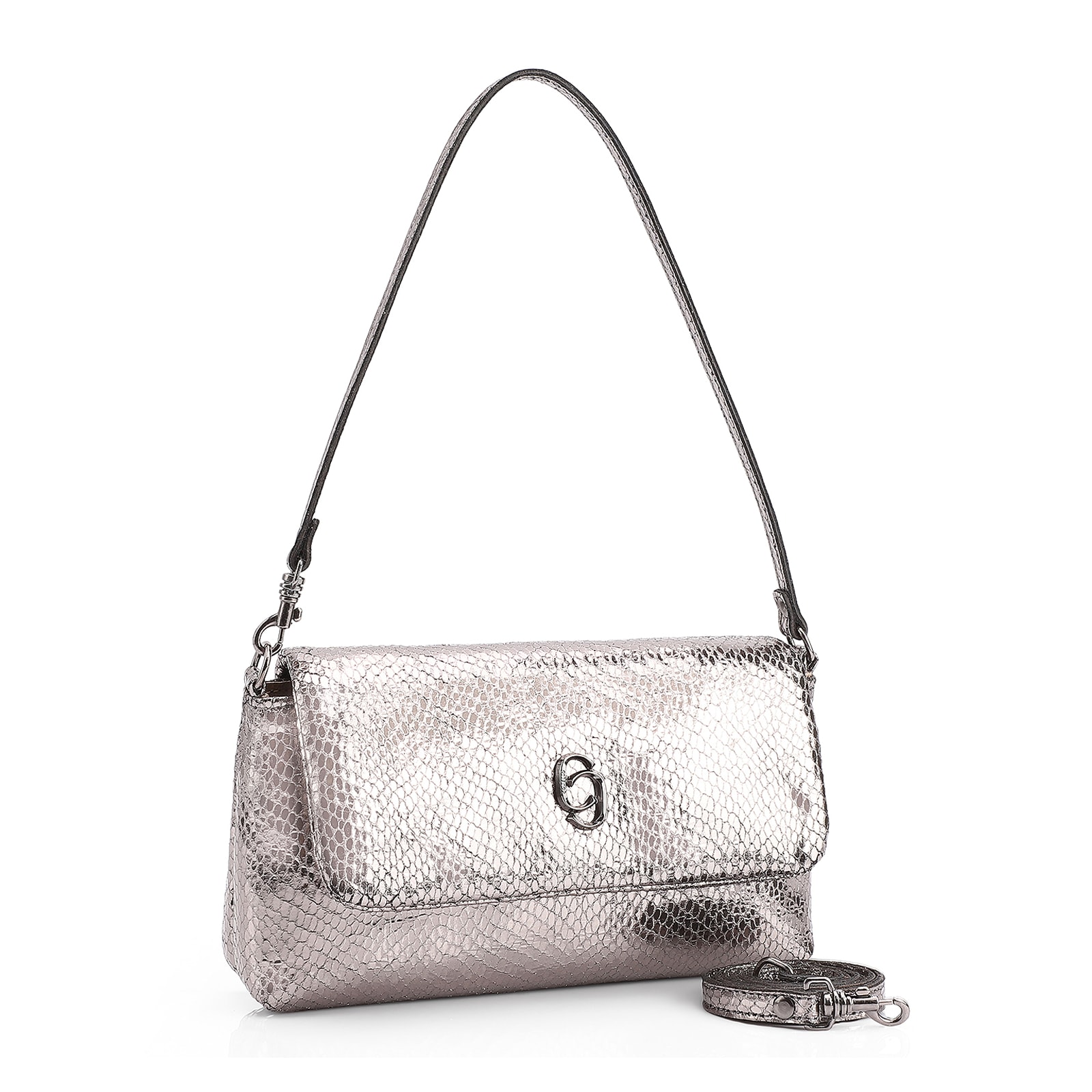 Bolsa De Ombro Alt Prata