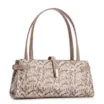  Bolsa De Ombro Alt Python Bege /Couro Bege - imagem 3