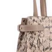  Bolsa De Ombro Alt Python Bege /Couro Bege - imagem 6
