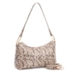  Bolsa De Ombro Alt Python Bege /Preta - imagem 3