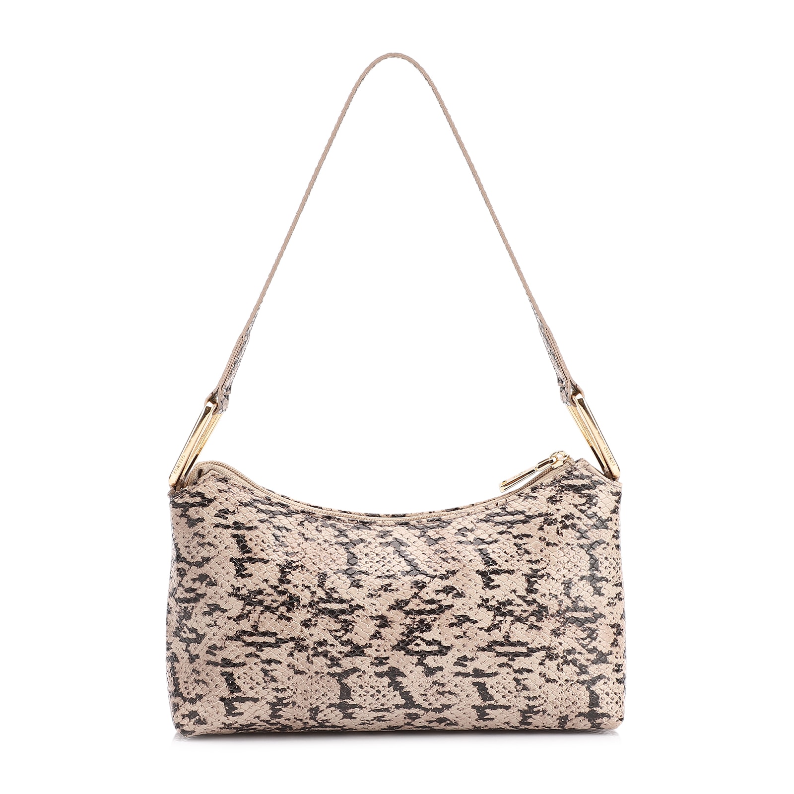  Bolsa De Ombro Alt Python Bege /Preta
