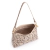  Bolsa De Ombro Alt Python Bege /Preta - imagem 5
