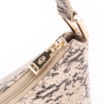  Bolsa De Ombro Alt Python Bege /Preta - imagem 6
