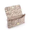 Bolsa De Ombro Alt Python Bege/Preto - imagem 5