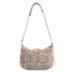 Bolsa De Ombro Alt Python Bege/Preto - imagem 3