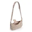 Bolsa De Ombro Alt Python Bege/Preto - imagem 4