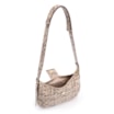 Bolsa De Ombro Alt Python Bege/Preto - imagem 4