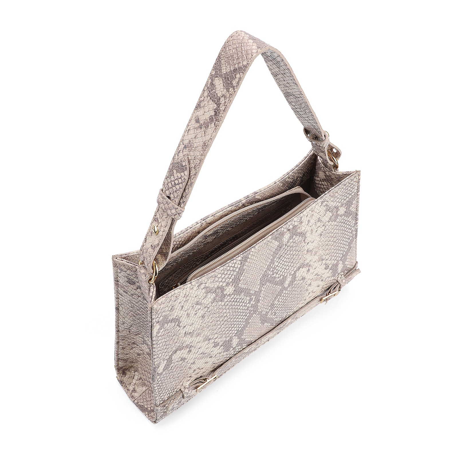 Bolsa De Ombro Alt Python Cinza
