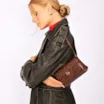 Bolsa De Ombro Alt Python Marrom - imagem 1