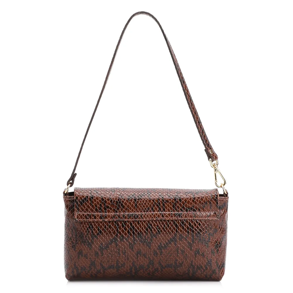 Bolsa De Ombro Alt Python Marrom - imagem 4