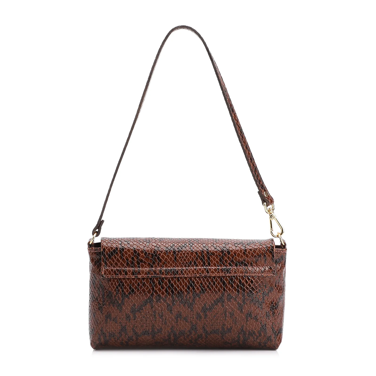 Bolsa De Ombro Alt Python Marrom