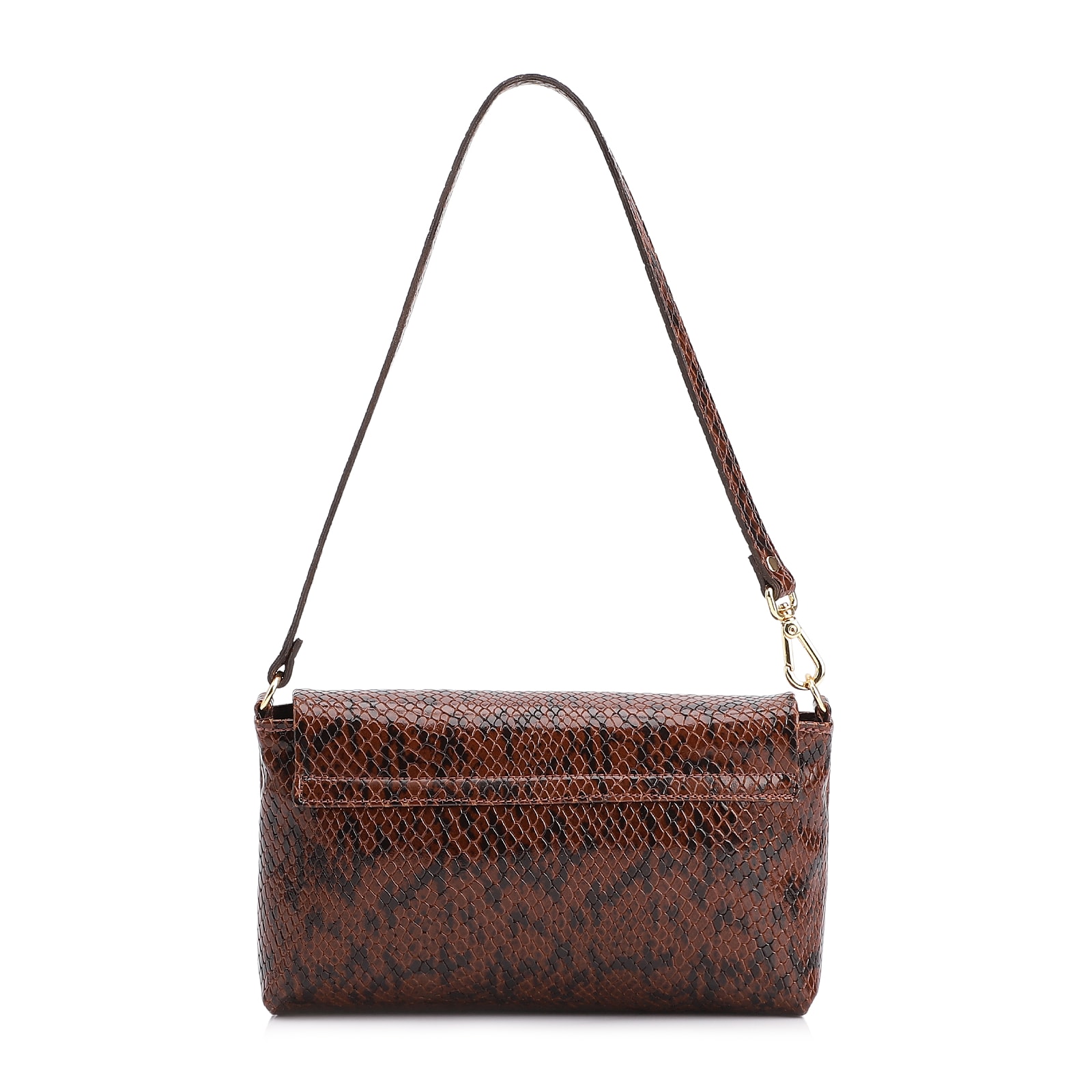 Bolsa De Ombro Alt Python Marrom