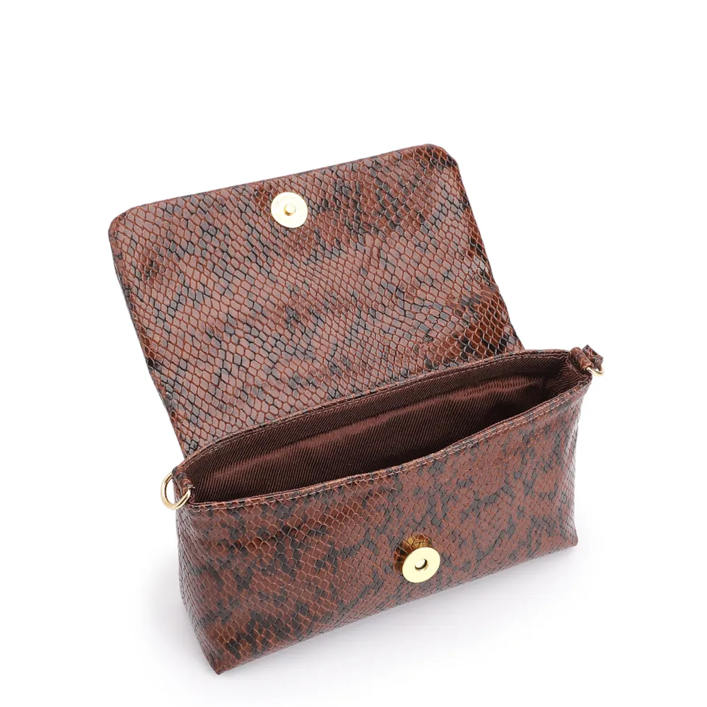 Bolsa De Ombro Alt Python Marrom - imagem 5