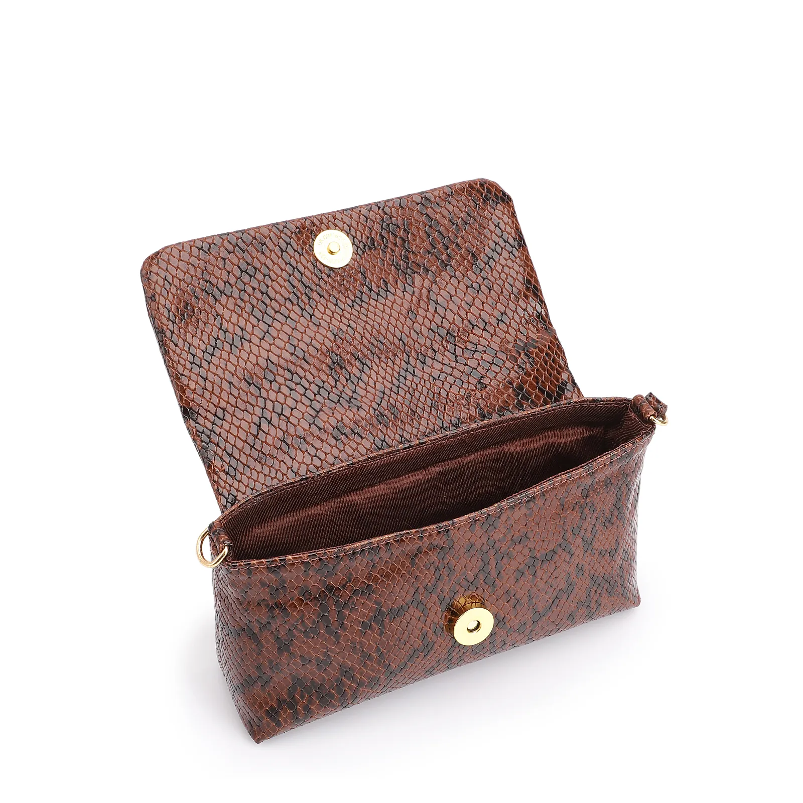Bolsa De Ombro Alt Python Marrom