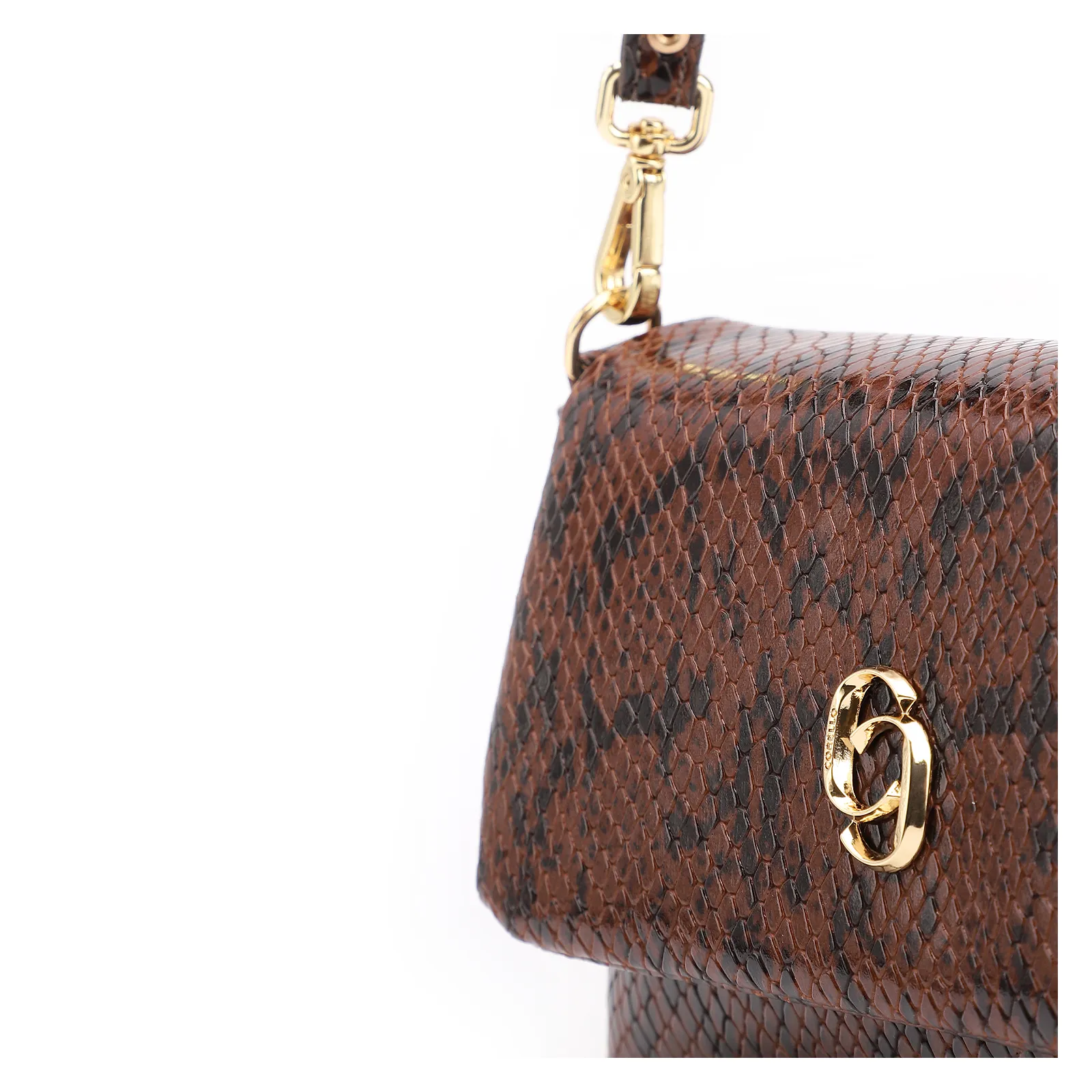 Bolsa De Ombro Alt Python Marrom
