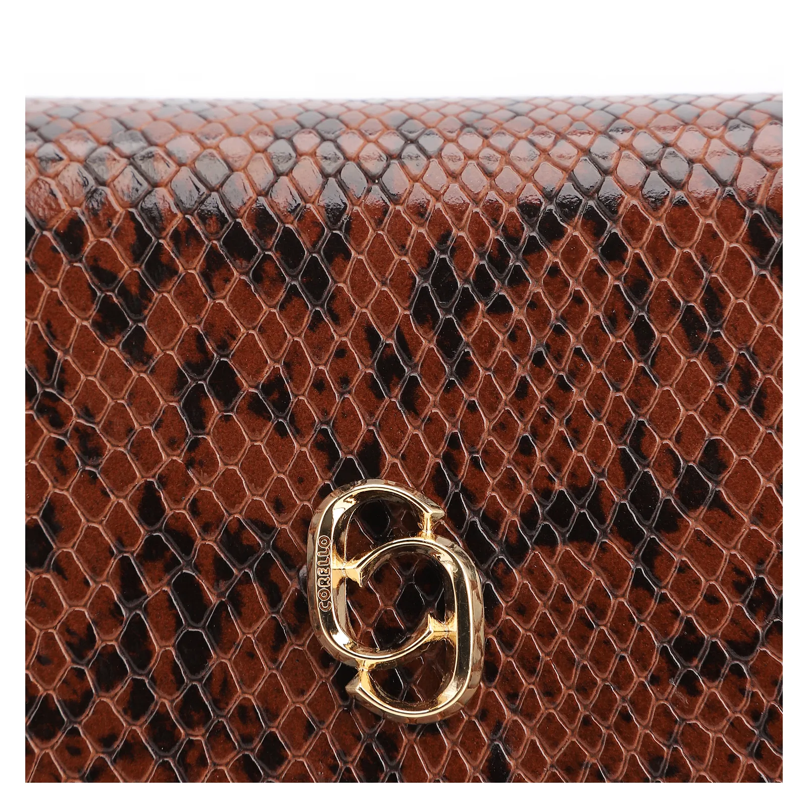 Bolsa De Ombro Alt Python Marrom