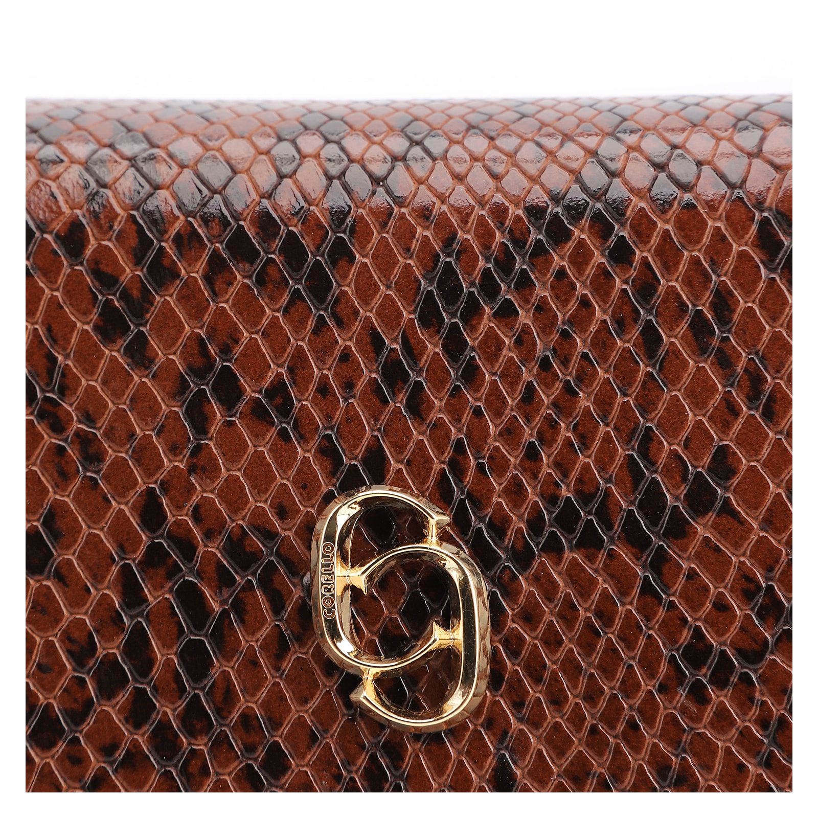 Bolsa De Ombro Alt Python Marrom