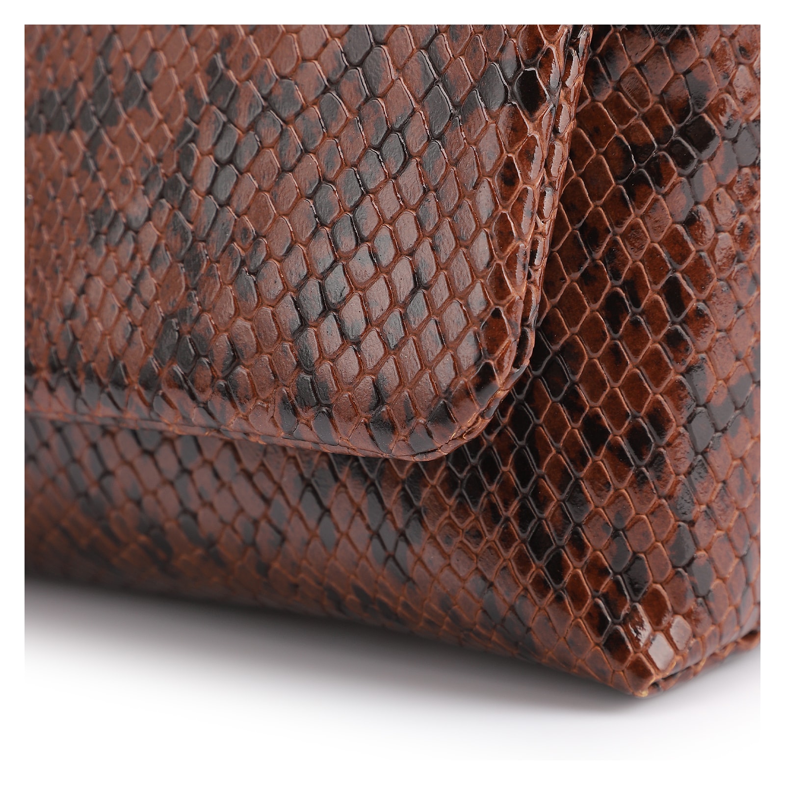 Bolsa De Ombro Alt Python Marrom