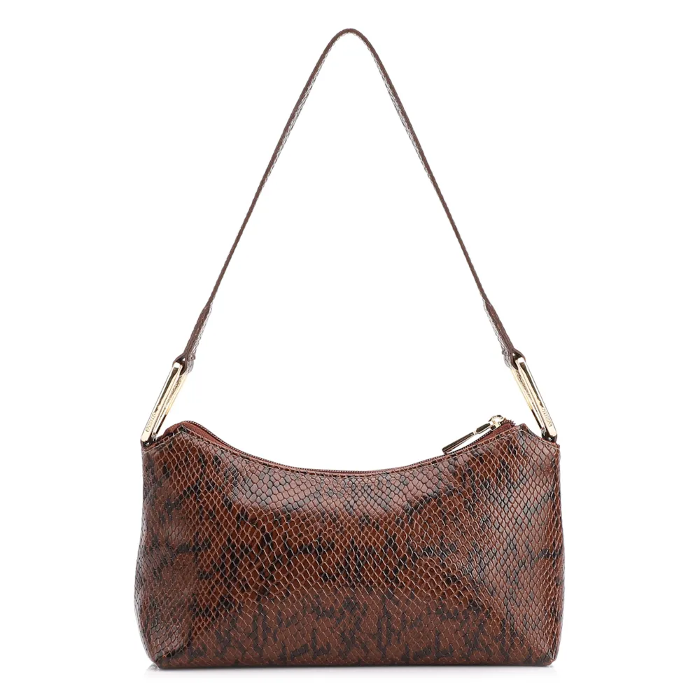  Bolsa De Ombro Alt Python Marrom - imagem 3